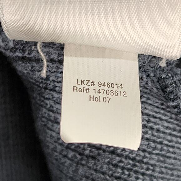 Eddie Bauer Sweater Mens XL Blue‎ Full Zip Cotton Knit Striped Jacket Preppy - Picture 7 of 10